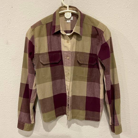 Vintage Christopher & Banks Plaid Shirt Button Up Long Sleeve Woman’s Si… - Picture 1 of 13